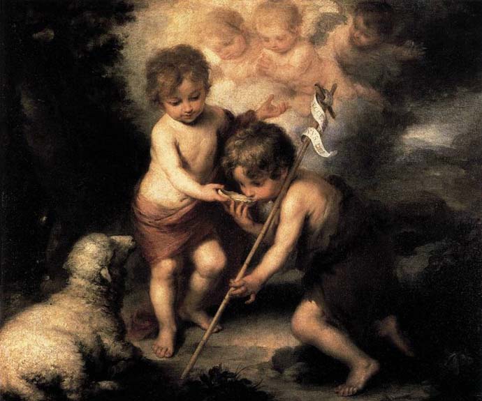 Infant Christ Offering a Drink of Water to St John